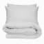 Thread Office White Washed Cotton Duvet Cover Set - Super King