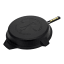 Victoria Signature Soft Seasoned Skillet - 30cm angle