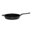 Victoria Signature Soft Seasoned Skillet - 30cm angle
