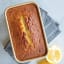 Nordic Ware Non-Stick Loaf Pan, 1.65L with baked lemon flavoured loaf