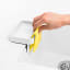 Blim Plus Battigia Sponge Holder - Arctic White being wiped with a cloth