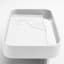 Blim Plus Battigia Sponge Holder - Arctic White with water