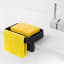 Blim Plus Battigia Sponge Holder - Carbon Black with a cloth and a sponge 