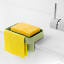Blim Plus Battigia Sponge Holder - Forest Light with a sponge and a cloth