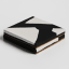 Alkaline Chunky Terrazzo Square Coasters, Set of 2 - Black and White