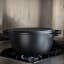 Crushgrind Versatile Cast Iron Pot, 6.4L on the stove