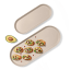 Blim Plus Minerva Medium Tray - Moka Grey with a large tray