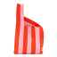 Porter Red & Pink Striped Maxi Shopper angle