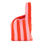 Porter Red & Pink Striped Maxi Shopper angle