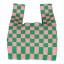Porter Pink & Green Check Jumbo Shopper