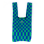 Porter Green & Blue Check Maxi Shopper