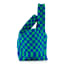 Porter Green & Blue Check Maxi Shopper angle
