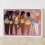 Amaranto Collection A3 Unframed Print, Hey Sis in a frame on the wooden floor