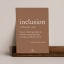 Amaranto Collection Conscious Dictionary A4 Unframed Print, Inclusion on a floating shelf
