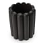 Alkaline Ribbed Toothbrush Holder - Black 