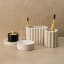 Alkaline Ribbed Toothbrush Holder - Sand - products sold separately 