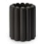 Alkaline Ribbed Toothbrush Holder - Black 