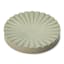 Alkaline Round Ribbed Soap Dish - Laurel Green 