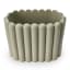 Alkaline Dual Ribbed Toothbrush Holder - Laurel Green angled view