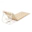 Sunnylife Reclining Beach Chair - Mango Bay Golden Mustard Stripe angle