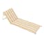Sunnylife Reclining Beach Chair - Mango Bay Golden Mustard Stripe