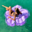 Sunnylife Luxe Lie-On Hibiscus Float in a pool