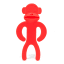 Kikkerland Sock Monkey, Set of 12 detail