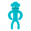 Kikkerland Sock Monkey, Set of 12 detail