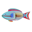 Studio ROOF Parrot Fish Wall Decor