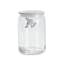 Alessi Gianni Glass Jar with White Lid - 900ml