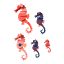 Studio ROOF Sea Horses Wall Decoration