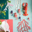 Studio ROOF Sea Horses Wall Decoration on the wall with other designs