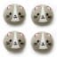Kikkerland Cat Dryer Buddies, Set of 4