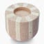 Thread Office Stripe Tealight Candle Holder - Short angled view
