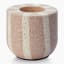 Thread Office Stripe Tealight Candle Holder - Short