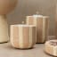 Thread Office Stripe Tealight Candle Holders
