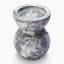 Thread Office Sandstone Candle Holder - Angled View