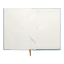 Designworks Ink Suedette Hardcover Journal - Blue detail of the pages