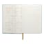 Designworks Ink Suedette Hardcover Journal - Blue detail of the pages