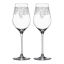 Spiegelau Arabesque Crystal White Wine Glasses, Set of 2