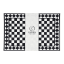 Tavola Checkerboard Placemats, Set of 6 - Black