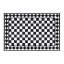 Tavola Checkerboard Placemats, Set of 6 - Black