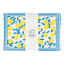 Tavola Blue & Yellow Lemon Placemats, Set of 6