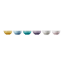 Le Creuset Sorbet Collection Mini Bowls, Set of 6 angled view of products