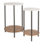 Hertex HAUS Medium Serene Side Table - Sand Dune angle