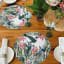 Skoert Protea Disposable Placemats, Pack of 25 on the table with cutlery