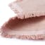 Humble & Mash Pink-Fringed Placemats, Set of 2 close up