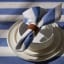 Lifestyle image of Humble & Mash Striped Napkins, Set of 2
