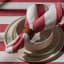 Lifestyle image of Humble & Mash Striped Napkins, Set of 2