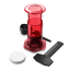 AeroPress Clear Red Coffee Maker